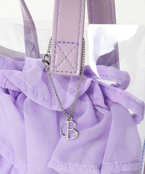 BeBe / べべ ショルダーバッグ | フリル巾着inクリアポシェット | 詳細18