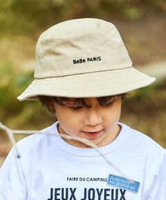 BeBe / べべ ハット | 【UVカット】ロゴ刺しゅうキャンバスハット(50~54cm)