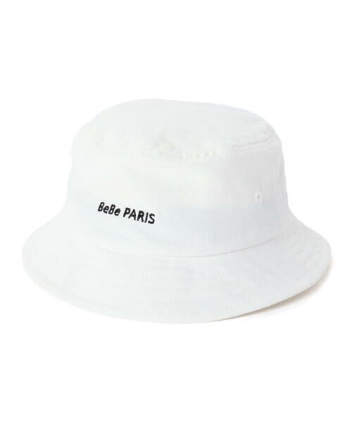 BeBe / べべ ハット | 【UVカット】ロゴ刺しゅうキャンバスハット(50~54cm) | 詳細1