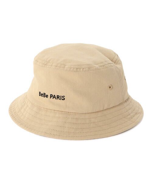 BeBe / べべ ハット | 【UVカット】ロゴ刺しゅうキャンバスハット(50~54cm) | 詳細4