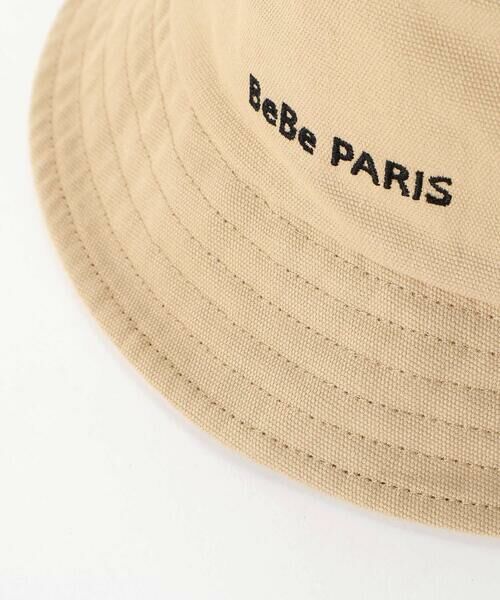 BeBe / べべ ハット | 【UVカット】ロゴ刺しゅうキャンバスハット(50~54cm) | 詳細7
