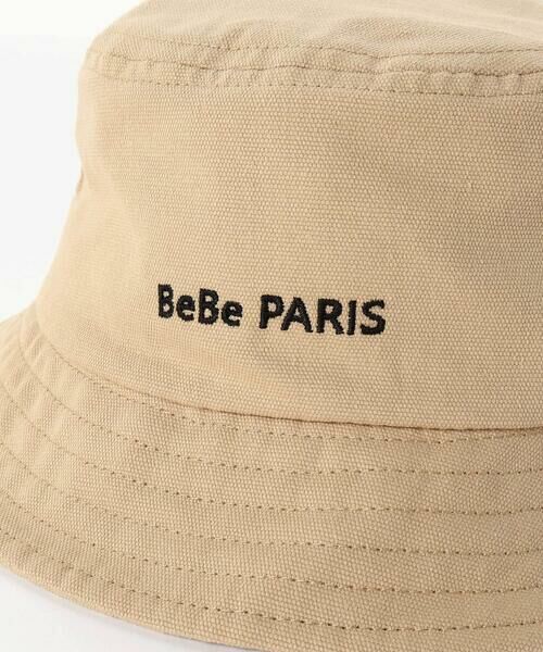 BeBe / べべ ハット | 【UVカット】ロゴ刺しゅうキャンバスハット(50~54cm) | 詳細8