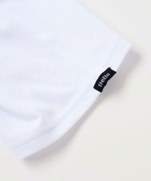 BeBe / べべ Tシャツ | 【接触冷感】【お揃い】マドラスチェックパッチ天竺半袖Tシャツ(90~150cm) | 詳細6
