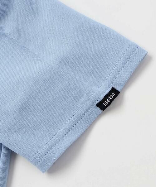 BeBe / べべ Tシャツ | 【接触冷感】【お揃い】マドラスチェックパッチ天竺半袖Tシャツ(90~150cm) | 詳細13
