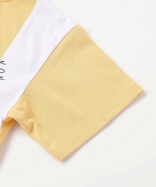 BeBe / べべ Tシャツ | 【接触冷感】アシンメトリー配色天竺半袖Tシャツ(90~160cm) | 詳細12