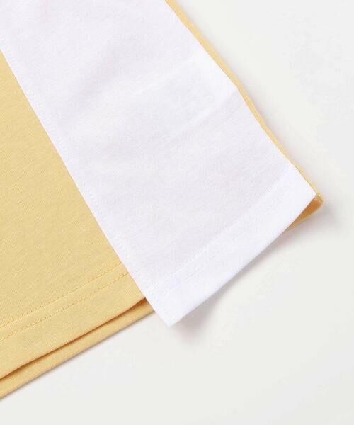 BeBe / べべ Tシャツ | 【接触冷感】アシンメトリー配色天竺半袖Tシャツ(90~160cm) | 詳細15