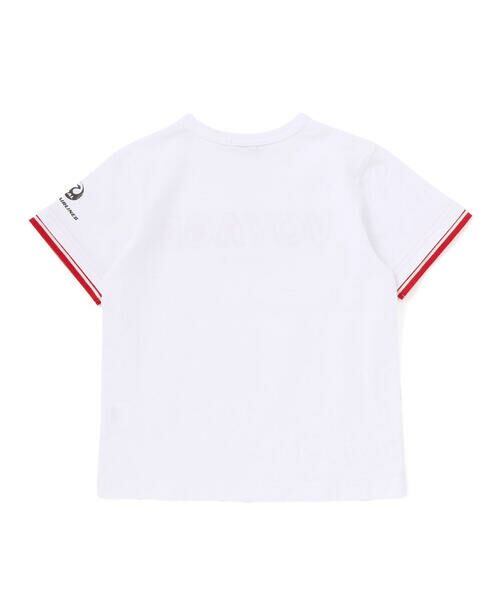 BeBe / べべ Tシャツ | 【JALコラボ】VOYAGEボーダーロゴパッチ半袖Tシャツ(100~130cm) | 詳細6