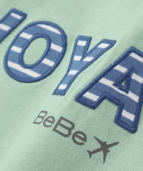 BeBe / べべ Tシャツ | 【JALコラボ】VOYAGEボーダーロゴパッチ半袖Tシャツ(100~130cm) | 詳細11