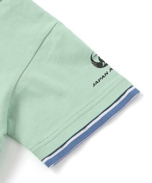 BeBe / べべ Tシャツ | 【JALコラボ】VOYAGEボーダーロゴパッチ半袖Tシャツ(100~130cm) | 詳細12