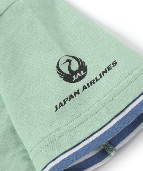 BeBe / べべ Tシャツ | 【JALコラボ】VOYAGEボーダーロゴパッチ半袖Tシャツ(100~130cm) | 詳細13