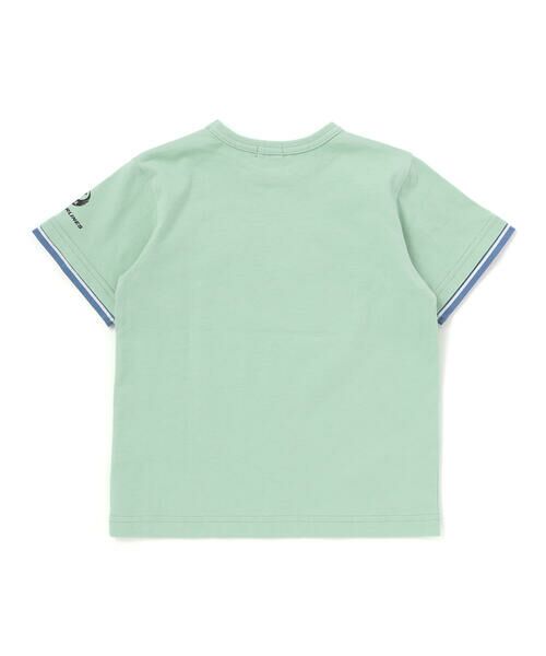 BeBe / べべ Tシャツ | 【JALコラボ】VOYAGEボーダーロゴパッチ半袖Tシャツ(100~130cm) | 詳細8