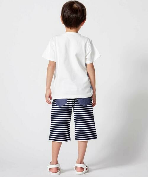 BeBe / べべ Tシャツ | 【抗菌・防臭】バイカラー海の生き物ポケット天竺半袖Tシャツ(90~130cm) | 詳細3