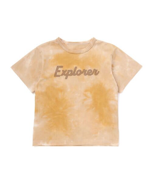BeBe / べべ Tシャツ | Explorerメッシュロゴタイダイ染め天竺半袖Tシャツ(90~150cm) | 詳細4
