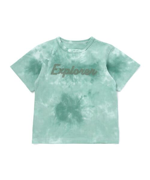 BeBe / べべ Tシャツ | Explorerメッシュロゴタイダイ染め天竺半袖Tシャツ(90~150cm) | 詳細16