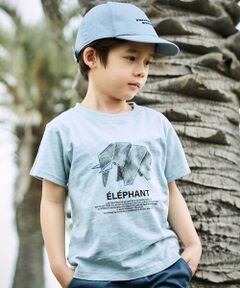 BeBe / べべ Tシャツ | Origamiアニマルスラブ天竺半袖Tシャツ(80~140cm)