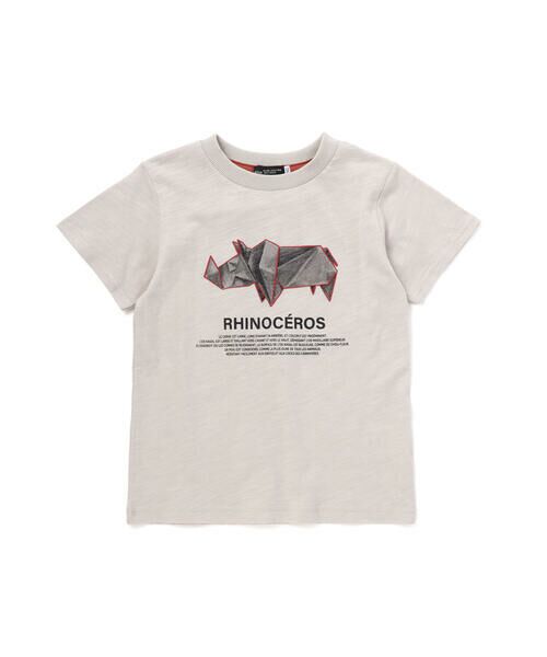 BeBe / べべ Tシャツ | Origamiアニマルスラブ天竺半袖Tシャツ(80~140cm) | 詳細11