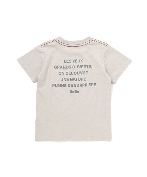 BeBe / べべ Tシャツ | Origamiアニマルスラブ天竺半袖Tシャツ(80~140cm) | 詳細12