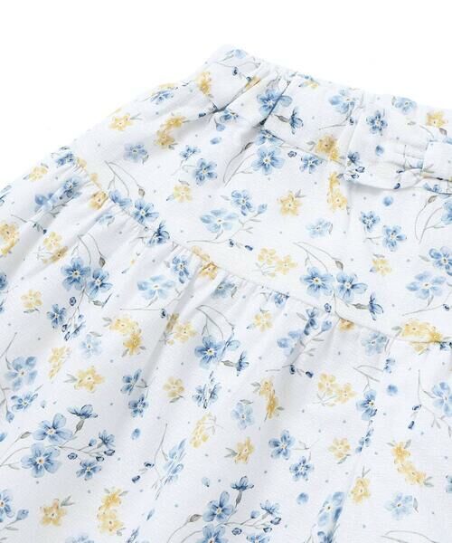 BeBe / べべ ショート・ハーフ・半端丈パンツ | 【お揃い】ドビーフラワープリントキュロットパンツ(90~150cm) | 詳細15