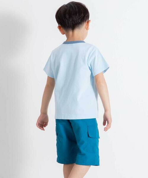 BeBe / べべ ショート・ハーフ・半端丈パンツ | ナイロンワッシャーヨットネームカーゴハーフパンツ(90~160cm) | 詳細6