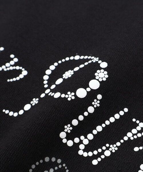 BeBe / べべ Tシャツ | ペタルスリーブ発泡ドットロゴプリントTシャツ(90~160cm) | 詳細12