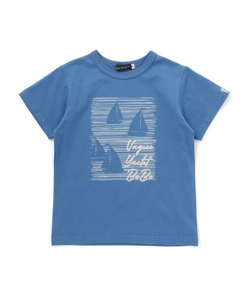 BeBe / べべ Tシャツ | ヨットシルエットプリント天竺半袖Tシャツ(90~160cm) | 詳細8