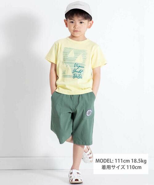 BeBe / べべ Tシャツ | ヨットシルエットプリント天竺半袖Tシャツ(90~160cm) | 詳細12