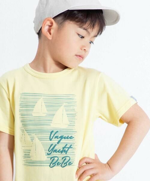 BeBe / べべ Tシャツ | ヨットシルエットプリント天竺半袖Tシャツ(90~160cm) | 詳細13