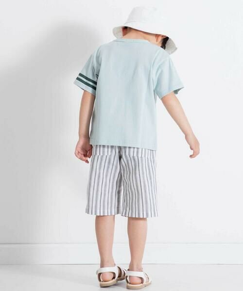 BeBe / べべ Tシャツ | エンボス加工Liberteロゴプリント天竺半袖Tシャツ(90~160cm) | 詳細14
