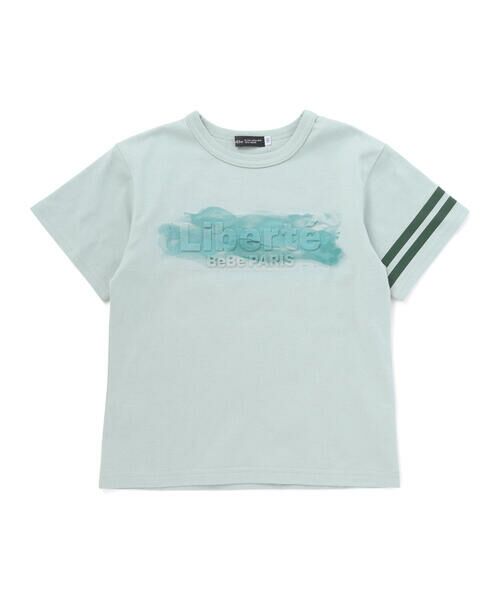 BeBe / べべ Tシャツ | エンボス加工Liberteロゴプリント天竺半袖Tシャツ(90~160cm) | 詳細16
