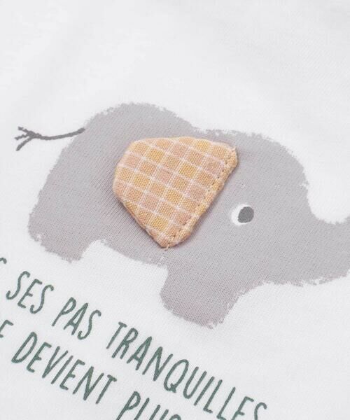 BeBe / べべ ベビー・キッズウエア | ゾウプリント天竺半袖Tシャツ+サイドポケットハーフパンツセット(80~90cm) | 詳細13