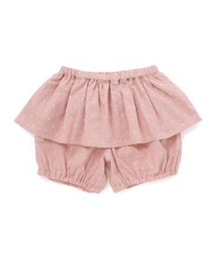 BeBe / べべ ショート・ハーフ・半端丈パンツ | 【お揃い】ツイルドットプリントペプラムフリルブルマ(80~90cm)