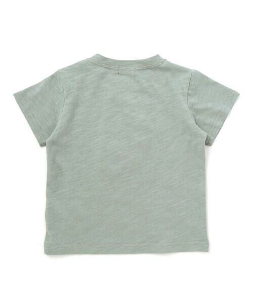 BeBe / べべ Tシャツ | アニマルかくれんぼロゴスラブ天竺半袖Tシャツ(80~90cm) | 詳細2
