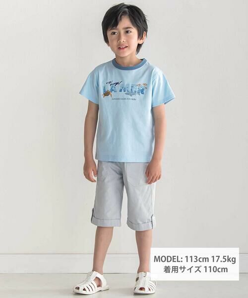 BeBe / べべ ショート・ハーフ・半端丈パンツ | ライトオンスデニム裾ロールアップハーフパンツ(90~150cm) | 詳細13