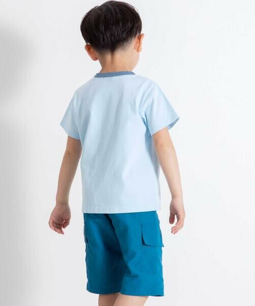 BeBe / べべ Tシャツ | ウミノイキモノプリントロゴ天竺半袖Tシャツ(90~140cm) | 詳細2