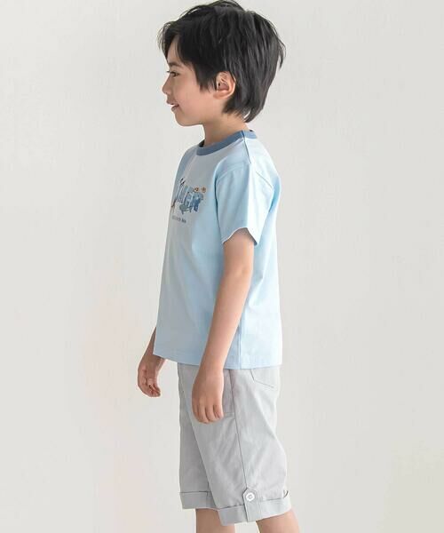 BeBe / べべ Tシャツ | ウミノイキモノプリントロゴ天竺半袖Tシャツ(90~140cm) | 詳細4