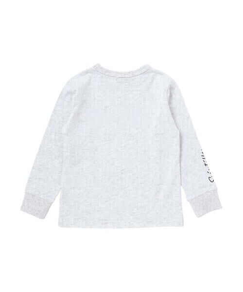 BeBe / べべ Tシャツ | 缶バッジ風立体プリント半袖Tシャツ+ロゴ長袖Tシャツ セット(90~160cm) | 詳細18