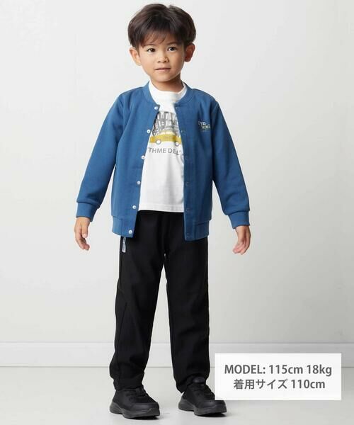 BeBe / べべ カーディガン・ボレロ | カノコ長袖カーディガン+天竺ドライビングプリント半袖Tシャツ セット(90~140cm) | 詳細1