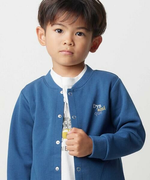 BeBe / べべ カーディガン・ボレロ | カノコ長袖カーディガン+天竺ドライビングプリント半袖Tシャツ セット(90~140cm) | 詳細2