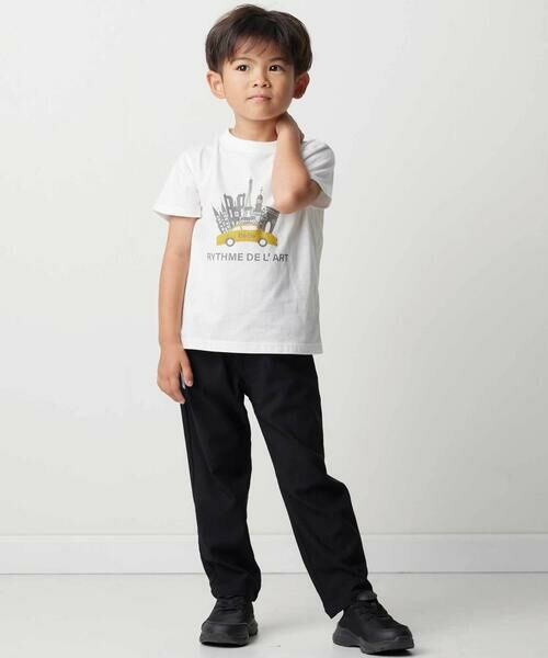 BeBe / べべ カーディガン・ボレロ | カノコ長袖カーディガン+天竺ドライビングプリント半袖Tシャツ セット(90~140cm) | 詳細4