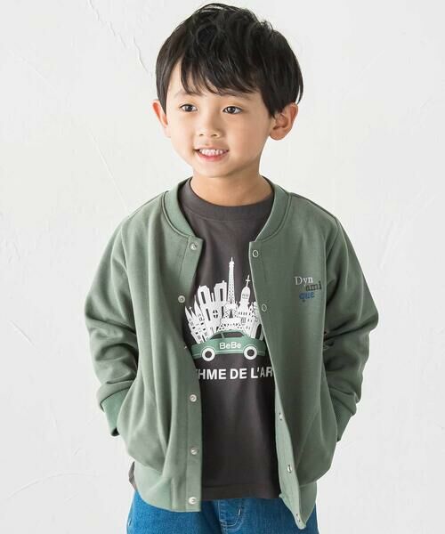 BeBe / べべ カーディガン・ボレロ | カノコ長袖カーディガン+天竺ドライビングプリント半袖Tシャツ セット(90~140cm) | 詳細9