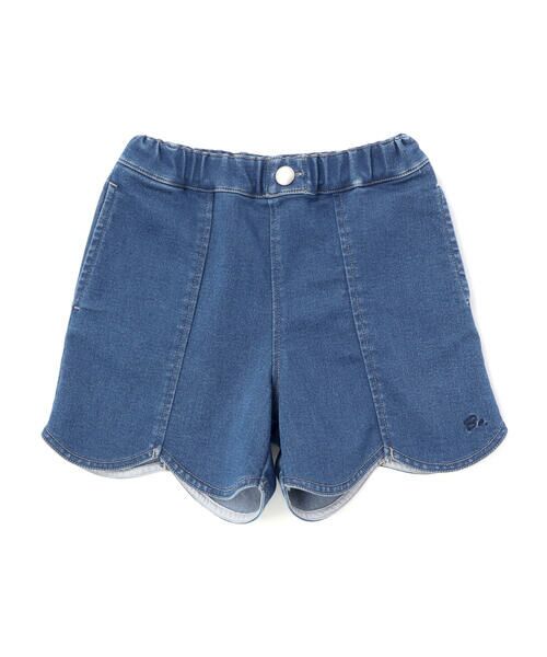 BeBe / べべ ショート・ハーフ・半端丈パンツ | ジョグデニムスカラップショートパンツ(90~150cm) | 詳細15
