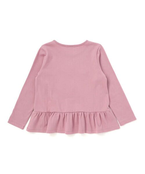 BeBe / べべ Tシャツ | 【抗菌・防臭】キャンディプリント裾フリル天竺長袖Tシャツ(90~130cm) | 詳細5
