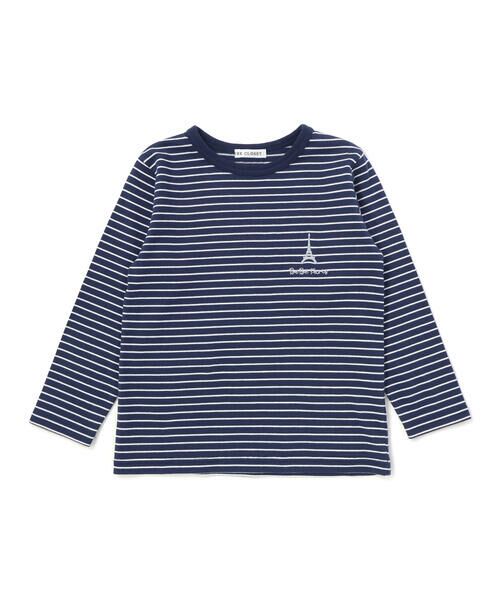 BeBe / べべ Tシャツ | 【抗菌・防臭】ワンポイント刺しゅう天竺長袖Tシャツ(90~130cm) | 詳細12