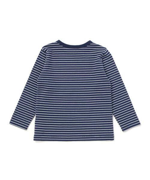 BeBe / べべ Tシャツ | 【抗菌・防臭】ワンポイント刺しゅう天竺長袖Tシャツ(90~130cm) | 詳細13