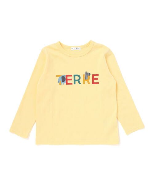 BeBe / べべ Tシャツ | 【抗菌・防臭】TERREアニマルロゴプリント天竺長袖Tシャツ(90~130cm) | 詳細4