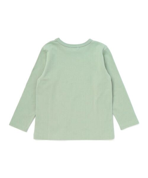 BeBe / べべ Tシャツ | 【抗菌・防臭】TERREアニマルロゴプリント天竺長袖Tシャツ(90~130cm) | 詳細7