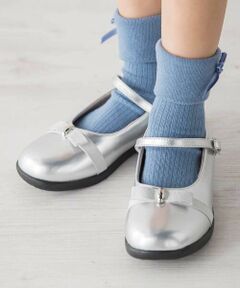 BeBe / べべ フラットシューズ | リボンベルトプレーントゥストラップシューズ(16~21cm)