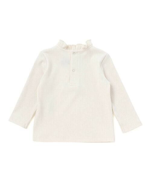 BeBe / べべ ベビー・キッズウエア | フリル襟針抜きテレコ長袖Tシャツ+フリルブルマ セット(80~90cm) | 詳細5