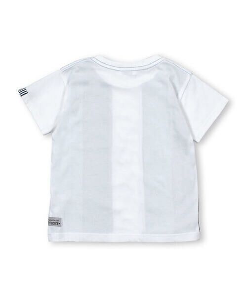 BeBe Petits Pois Vert / ベベ プチ ポワ ヴェール Tシャツ | 天竺 カラー 3色 異素材 Tシャツ (95~150cm) | 詳細5