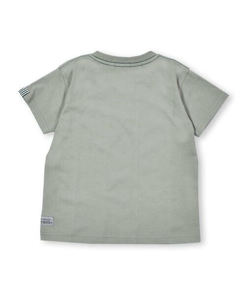 BeBe Petits Pois Vert / ベベ プチ ポワ ヴェール Tシャツ | 天竺 カラー 3色 異素材 Tシャツ (95~150cm) | 詳細13